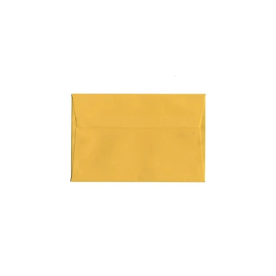 JAM Paper 6" x 9" Sunflower Yellow Paper Booklet Envelopes, 25ct.