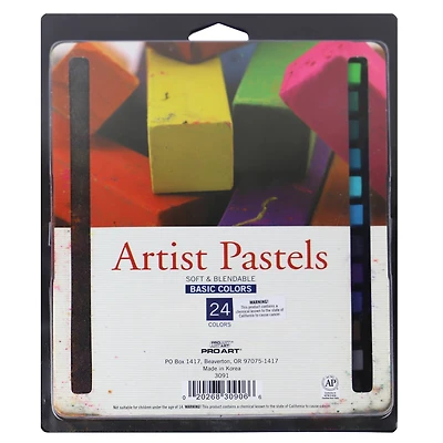 Pro Art® Basic 24 Color Square Artist Pastels