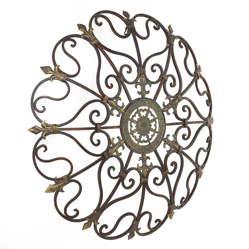 29" Brown Iron Rustic Wall Art