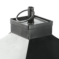 16" Black Halloween Bats Lantern