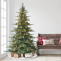 7.5ft. Pre-Lit Utah Artificial Fir Christmas Tree, Clear Lights