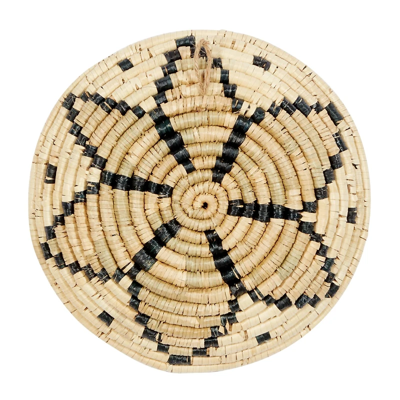 Set of 3 Brown Wood Boho Style Wall Decor 20", 18", 15"