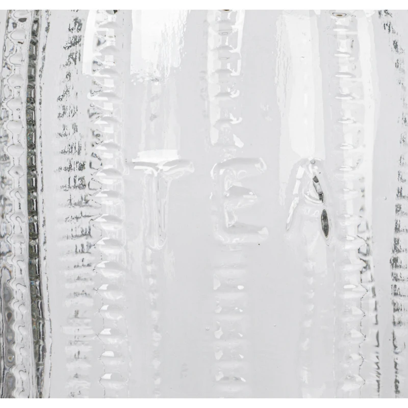 Hello Honey Tea Embossed Glass Jar with Metal Lid