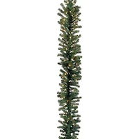 9ft. Pre-Lit Clear Lights Deluxe Windsor Pine Garland