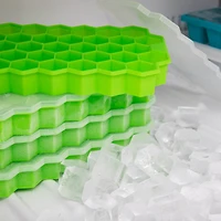 Mind Reader Green Honeycomb Silicone Freezer Tray, 4ct.