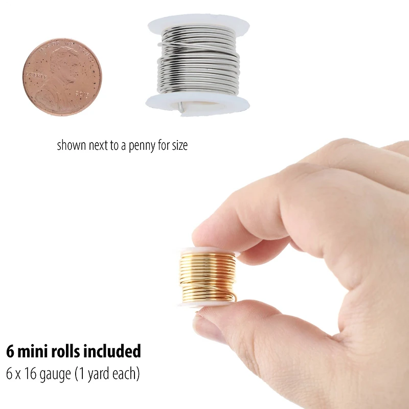 The Beadsmith® Wire Elements™ Lacquered Tarnish Resistant Wire Set