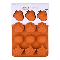 Large Thanksgiving Icons Silicone Treat Mold by Makery™