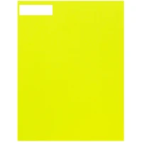 JAM Paper Neon Yellow Mailing Address Label Combo Set
