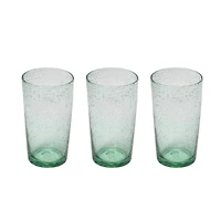 Hello Honey® 20oz. Transparent Bubble Drinking Glass Set