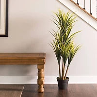 3.3ft. Potted Artificial Green Yucca Tree