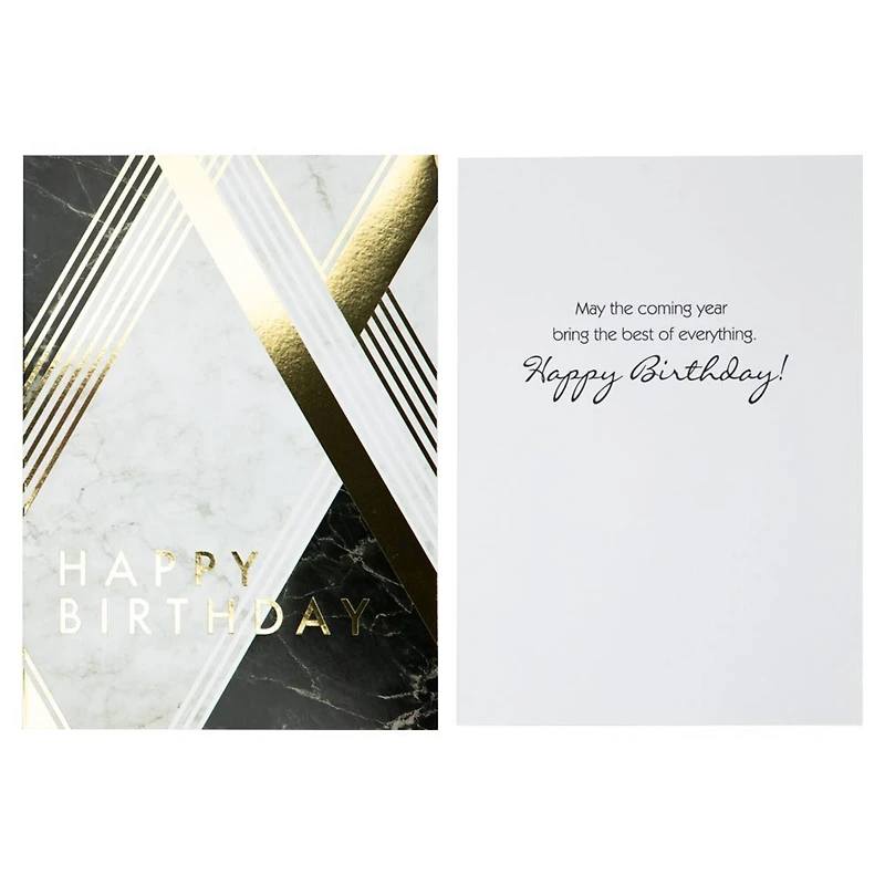 JAM Paper 5.625" x 7.875" Birthday Assortment Card Set, 25ct.