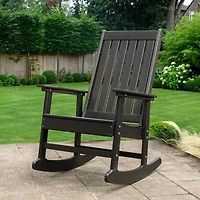 All Weather Recycled Plastic Outdoor Rocking Chair