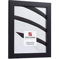 Craig Frames Essentials Mystic Satin Black Picture Frame