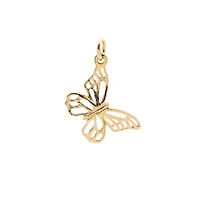 Charmalong™ 14K Gold Plated Butterfly Charm by Bead Landing™