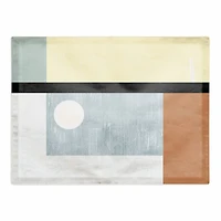 Mid Mod Shapes 18" x 14" Cotton Twill Placemat