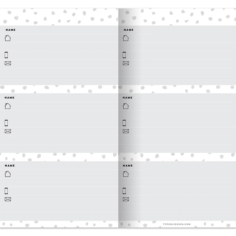 TF Publishing Cactus Address Book