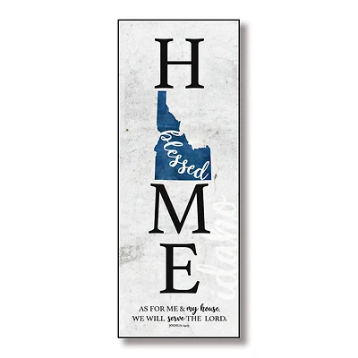 Blessed Idaho Home Wall Plaque
