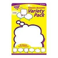 Trend Enterprises® Speech Balloons Classic Accents®, 36 ct