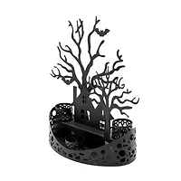 Black Haunted House Tealight Candle Holder by Ashland®