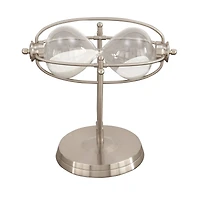 12" Silver Metal Glam Timer