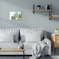 Stupell Industries Modern Succulents Wooden Wall Plaque