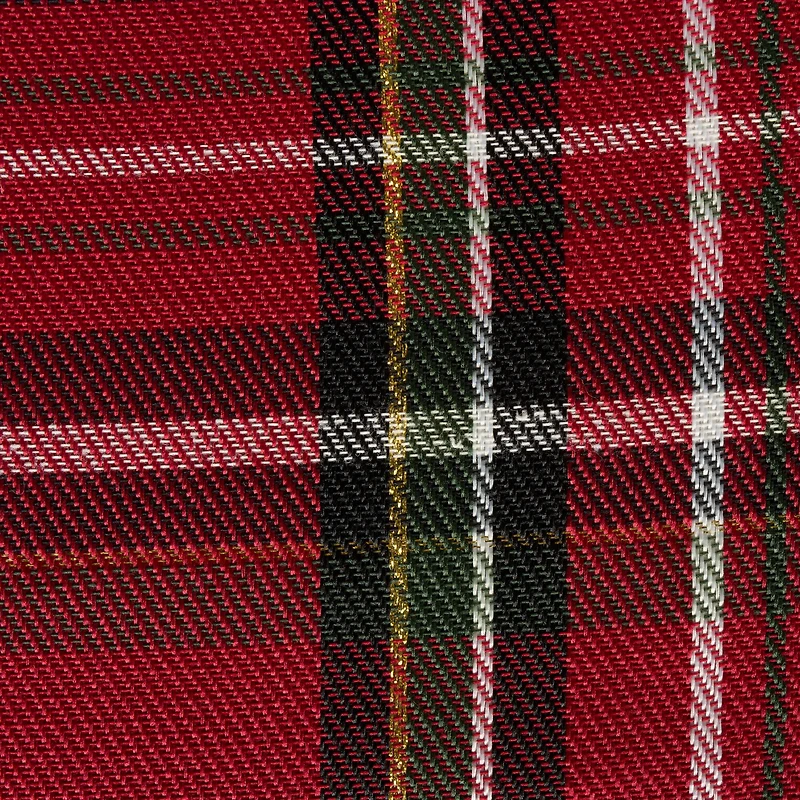 DII® Holiday Metallic Plaid Napkins, 6ct.