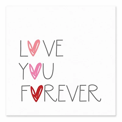 Love You Forever Tabletop Canvas