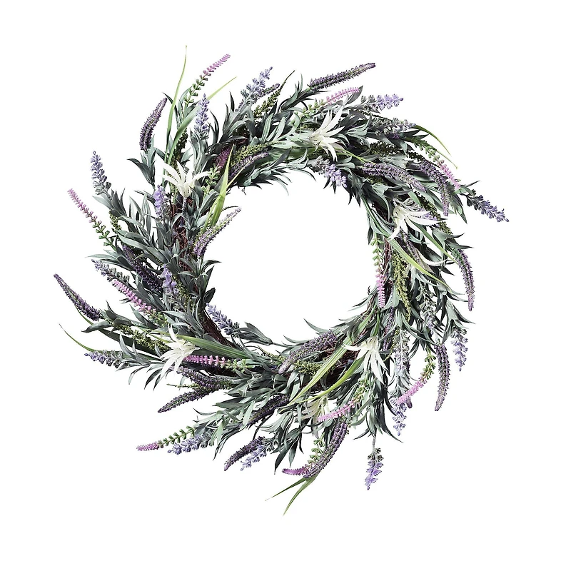 Haute Decor 24" Lavender Fields Wreath