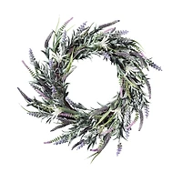 Haute Decor 24" Lavender Fields Wreath