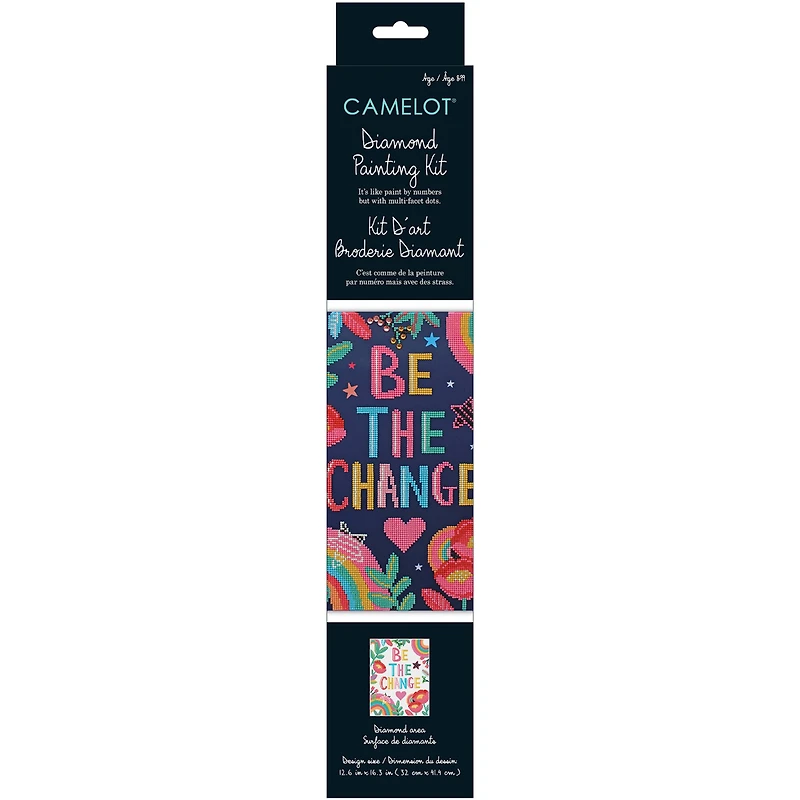 Camelot® Dots Be The Change Diamond Painting Kit