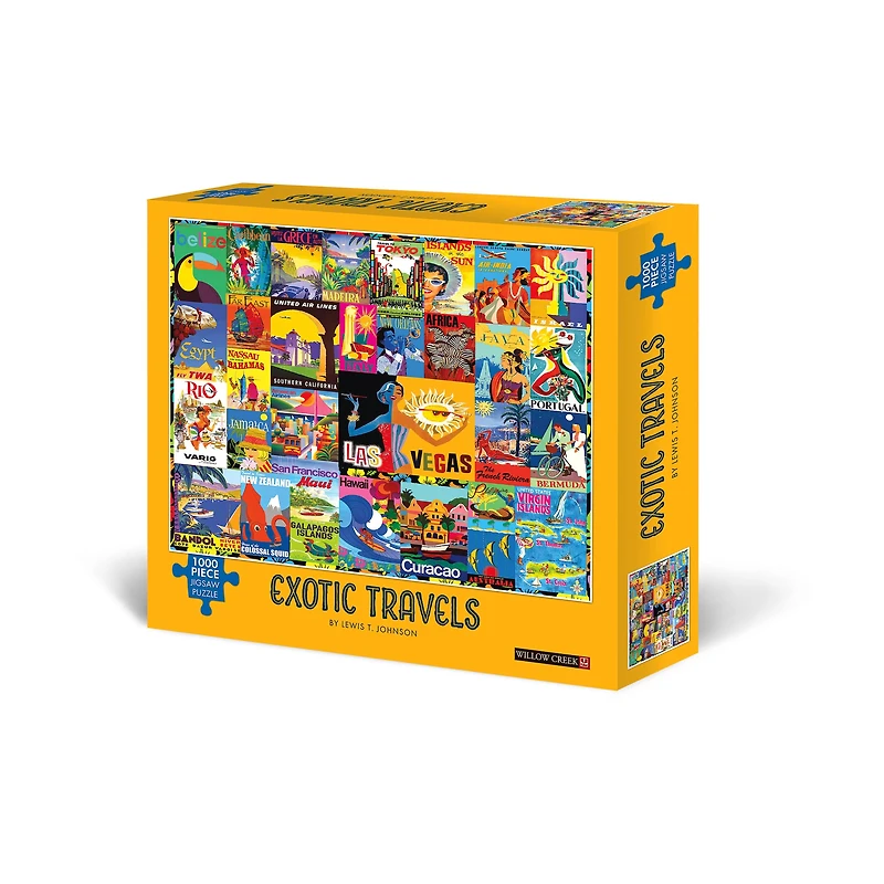 Lewis T. Johnson - Exotic Travels: 1000 Pcs
