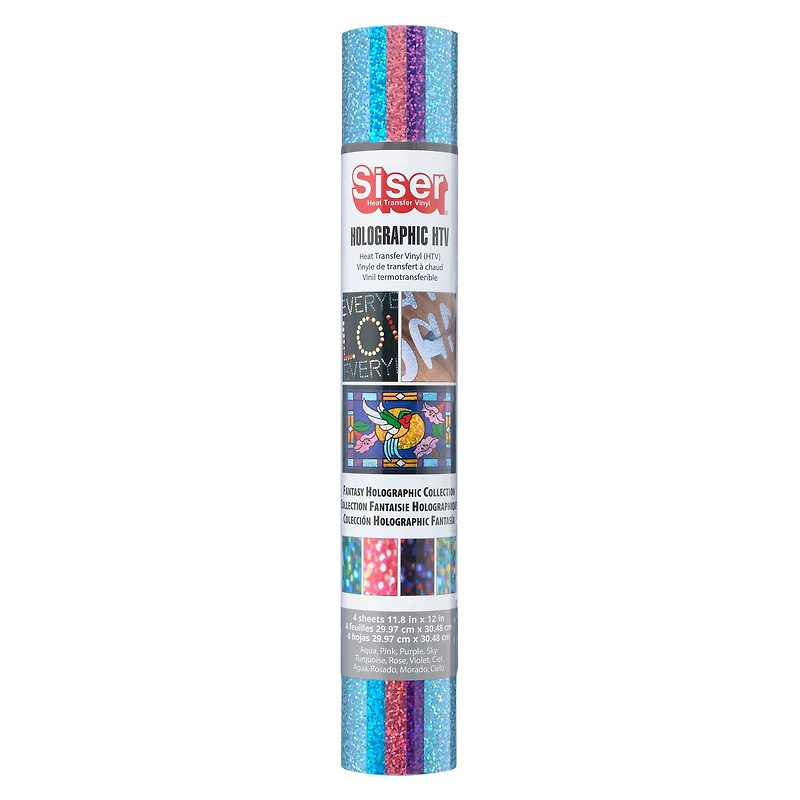 Siser® Holographic Heat Transfer Vinyl Sampler, Fantasy