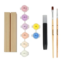 5" x 7" Kawaii Dumpling Paint-by-Number Acrylic Surface Kit by Artist's Loft®