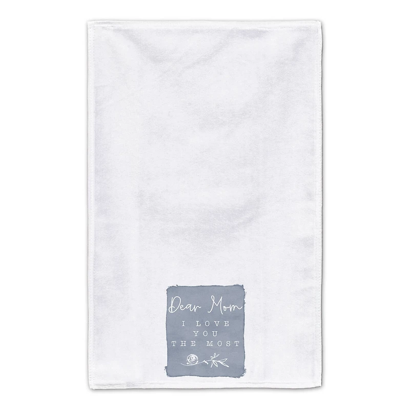 Dear Mom I Love You Most Tea Towel Set
