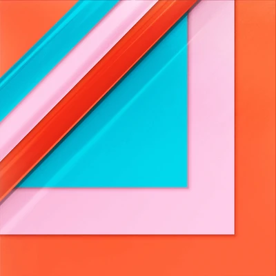 Siser® Easy® Puff Heat Transfer Vinyl Sampler, Sky, Pink & Orange