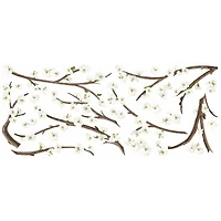 RoomMates White Blossom Branch Giant Decals