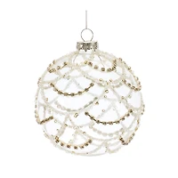 6ct. 4" Jeweled Glass Ball Ornaments