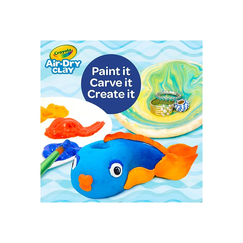 Crayola® 2.5lb. Blue Air Dry Clay Tub