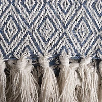 DII® French Blue Fields Of Diamond Throw