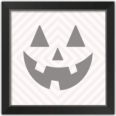 Diamond Jack Halloween Print in Black Frame