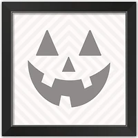 Diamond Jack Halloween Print in Black Frame