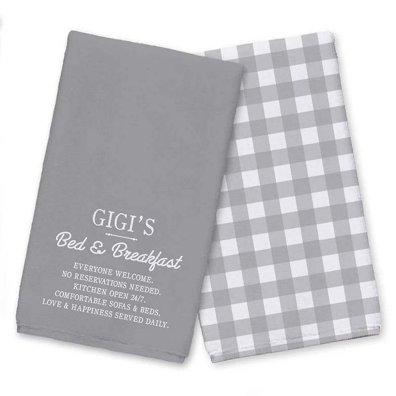 Gigi's Bed & Breakfast Tea Towel Set
