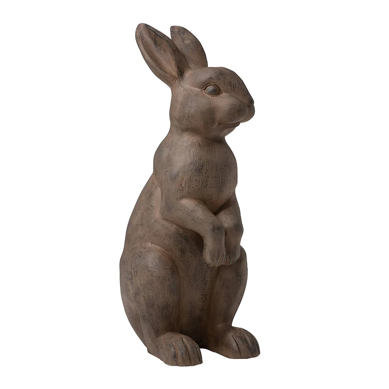 Glitzhome® 23" Standing Rabbit Statue