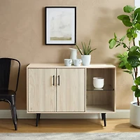 Walker Edison 44" Birch Mid Century Modern Buffet