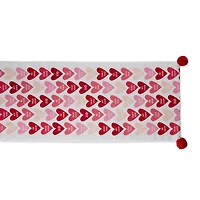 DII® 72" Conversation Hearts Print Table Runner