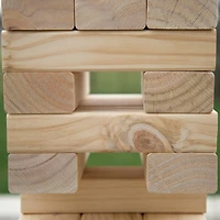 Toy Time Classic Giant Wooden Blocks Stacking Game