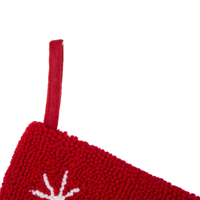 Glitzhome® 19" Reindeer & Fox Hooked Stockings, 2ct.
