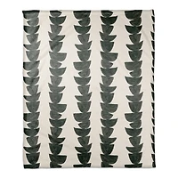 Monochromatic Stacked Bowls 50" x 60" Coral Fleece Blanket
