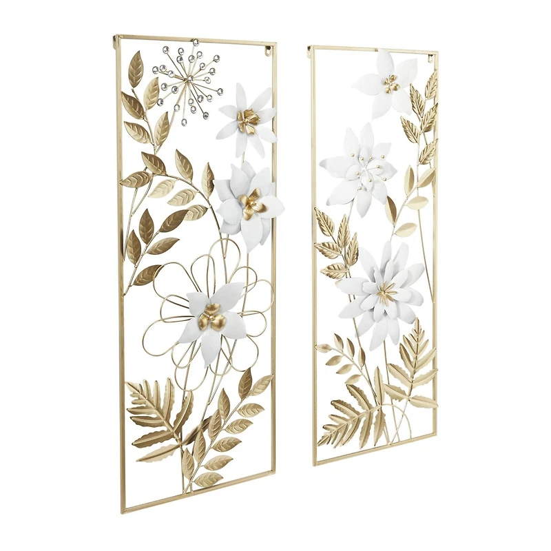 Gold Metal Coastal Wall Décor Set