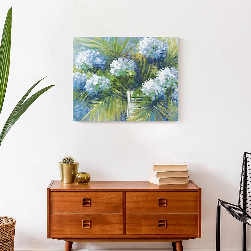 Blue Lilacs 20" x 16" Canvas Wall Art